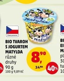 BIO TVAROH S JOGURTEM MATYLDA