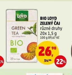 BIO LOYD ZELENÝ ČAJ