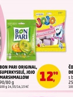 Bon Pari Original, Superkyselé, Jojo Marshmallow