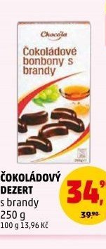 Čokoládový dezert s brandy