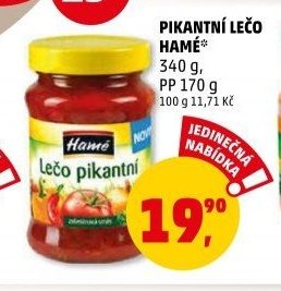 PIKANTNÍ LEČO HAMÉ