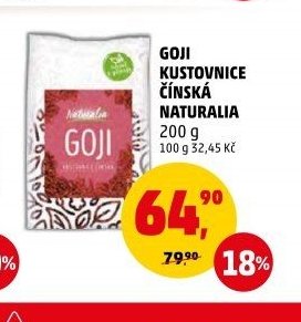 GOJI KUSTOVNICE ČÍNSKÁ NATURALIA