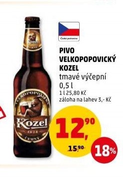 Pivo Velkopopovický Kozel