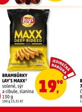 Brambůrky Lay's Maxx