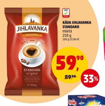 KÁVA JIHLAVANKA STANDARD