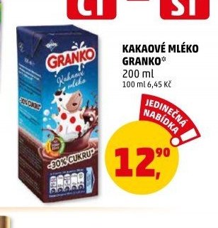 KAKAOVÉ MLÉKO GRANKO