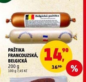 PAŠTIKA FRANCOUZSKÁ, BELGICKÁ