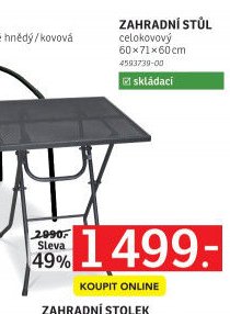 Zahradní stůl