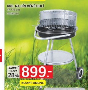 GRIL NA DŘEVĚNÉ UHLÍ