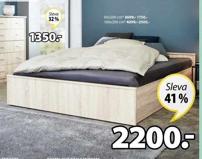 Postelový rám GENTOFTE
