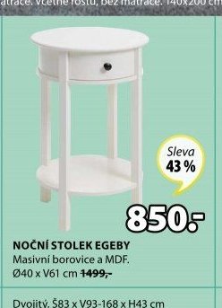 Noční stolek EGEBY