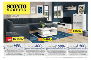akční leták Sconto nábytek 28.2.2020-19.3.2020