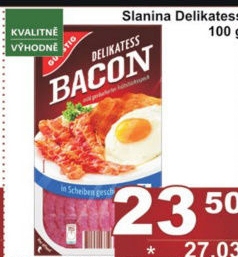 Delikatesní slanina Gut&amp