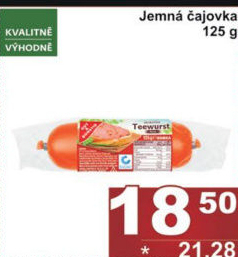 Paštika Čajovka jemná Gut&amp