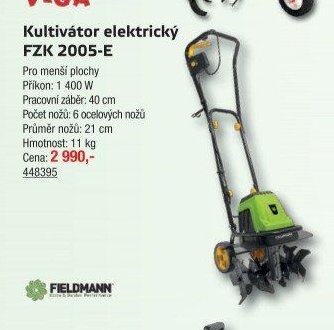 Kultivátor elektrický FZK 2005-E - UNI HOBBY akcniletaky.com