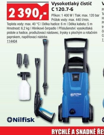 Vysokotlaký čistič C 120.7-6