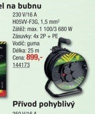 Prodlužovací kabel na bubnu