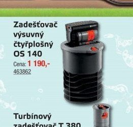 Zadešťovač výsuvný čtyřplošný OS 140