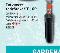 Turbínový zadešťovač T 100