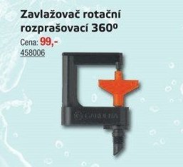 Zavlažovač rotační rozprašovací 360°