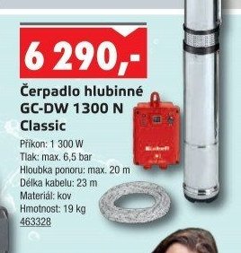 Čerpadlo hlubinné GC-DW 1300 N Classic