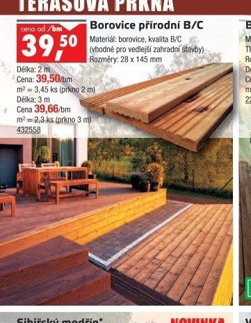 Borovice přírodní B/C - UNI HOBBY akcniletaky.com