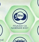 Poukázky za nasbírané body