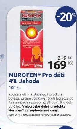 NUROFEN Pro děti 4% Jahoda
