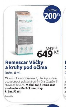 Remescar Váčky a kruhy pod očima