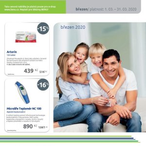 akční leták BENU Lékárna 1.3.2020-31.3.2020