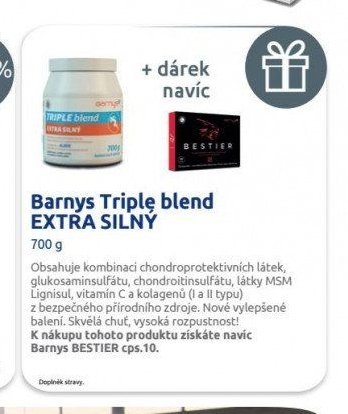 Barnys Triple blend EXTRA SILNÝ