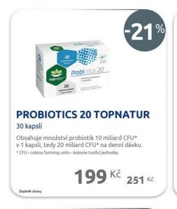 PROBIOTICS 20 TOPNATUR