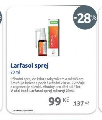 Larfasol sprej