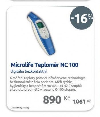 Microlife Teploměr NC 100