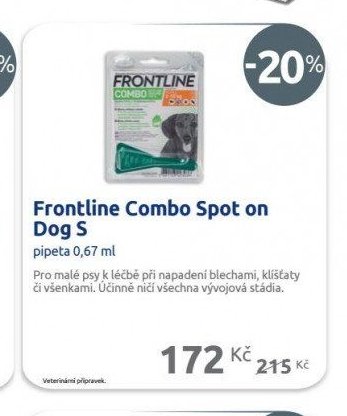 Frontline Combo Spot on Dog S