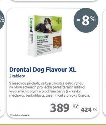 Drontal Dog Flavour XL