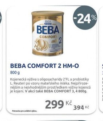 BEBA COMFORT 2 HM-O 800 g