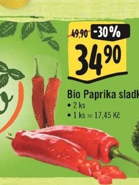 Bio Paprika sladká