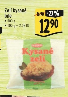Zelí kysané bílé