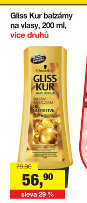 Balzám na vlasy Gliss Kur Schwarzkopf