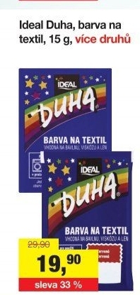 Barva na textil Duha Ideal