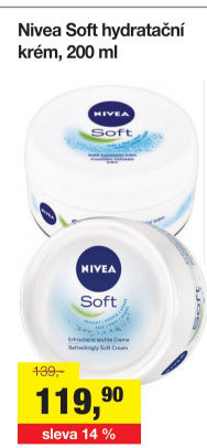 Krém hydratační Soft Nivea