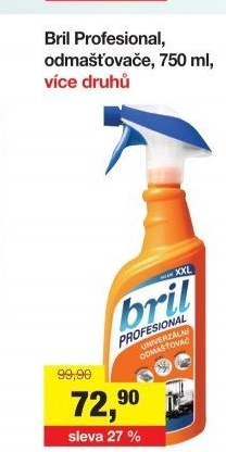 Odmašťovač na trouby Brill Proffesional