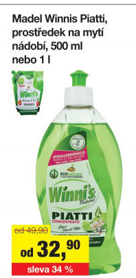 Prostředek na nádobí Piatti Winni'