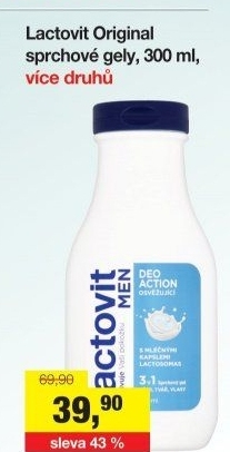 Sprchový gel Lactovit