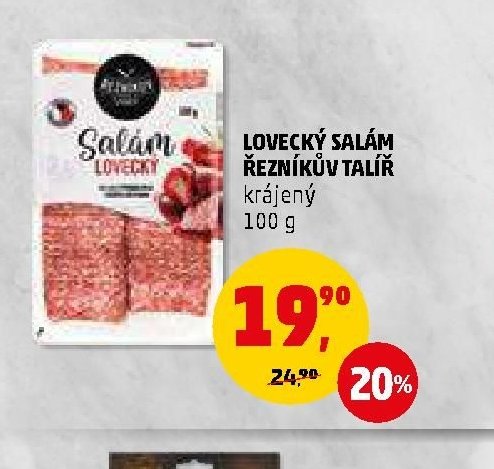 LOVECKÝ SALÁM ŘEZNÍKŮV TALÍŘ