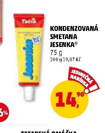 Kondenzovaná smetana Jesenka 75 g