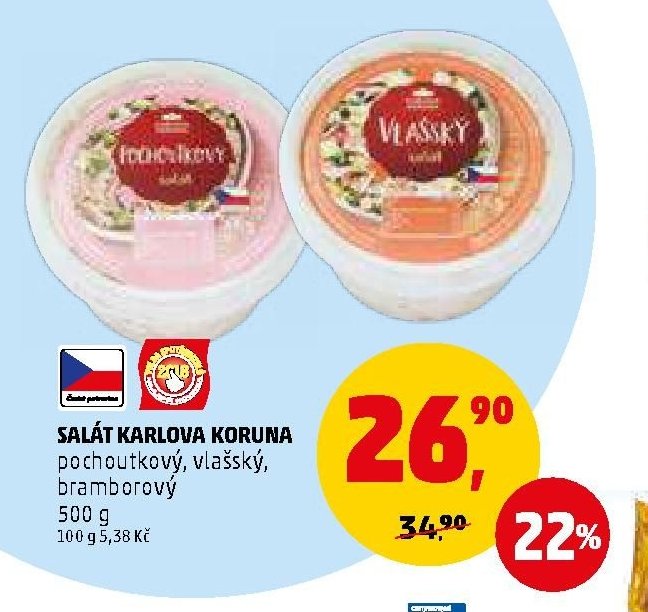 SALÁT KARLOVA KORUNA