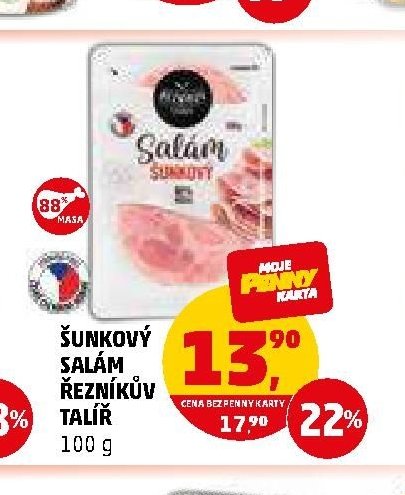 ŠUNKOVÝ SALÁM ŘEZNÍKŮV TALÍŘ