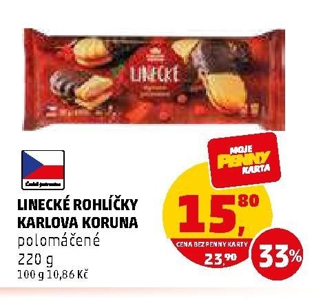 LINECKÉ ROHLÍČKY KARLOVA KORUNA polomáčené 220 g